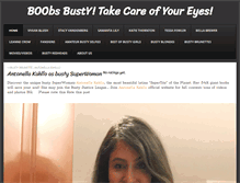 Tablet Screenshot of boobsbusty.com